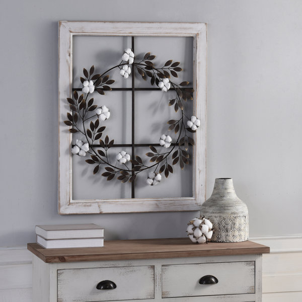 Rustic-window-frame-wall-decor | Wayfair